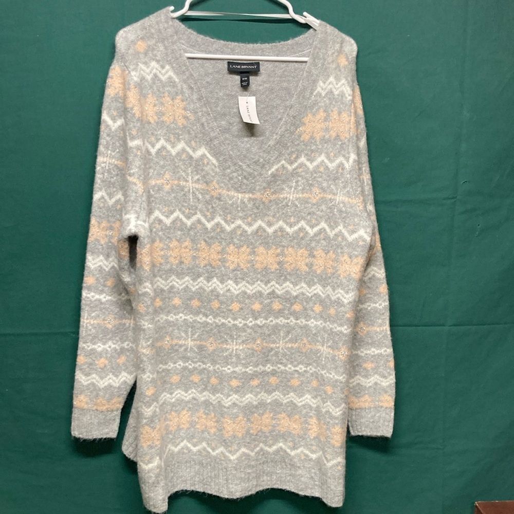 Lane Bryant snowflake sweater women’s size 18/20 NWT (OKPM-01-027)